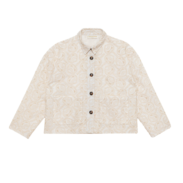 1LP0327-361 [LA PETITE ETOILE] Virginie Jacket White/Beige #VIRGINIE-V202613C0B/11-ECRU/BEIGE (EU)