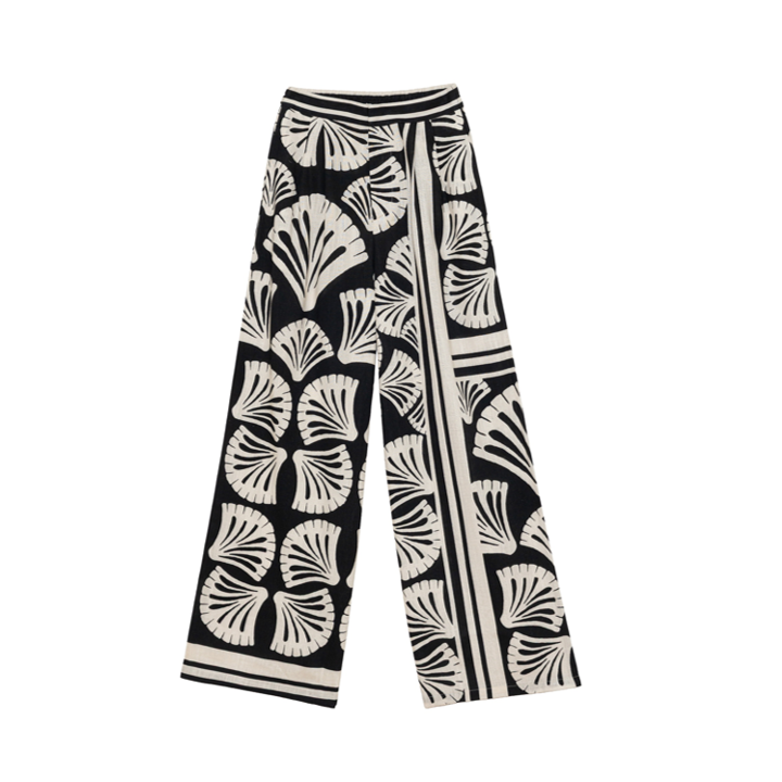 1LP0327-365 [LA PETITE ETOILE] Pozo Trousers Black #POZO-P102613U7A/00-EVENTAIL (EU)