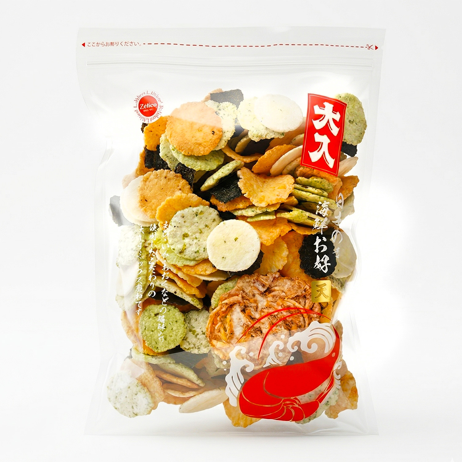 日本 鈴木 榮光堂 海鮮米果 300g 超大包