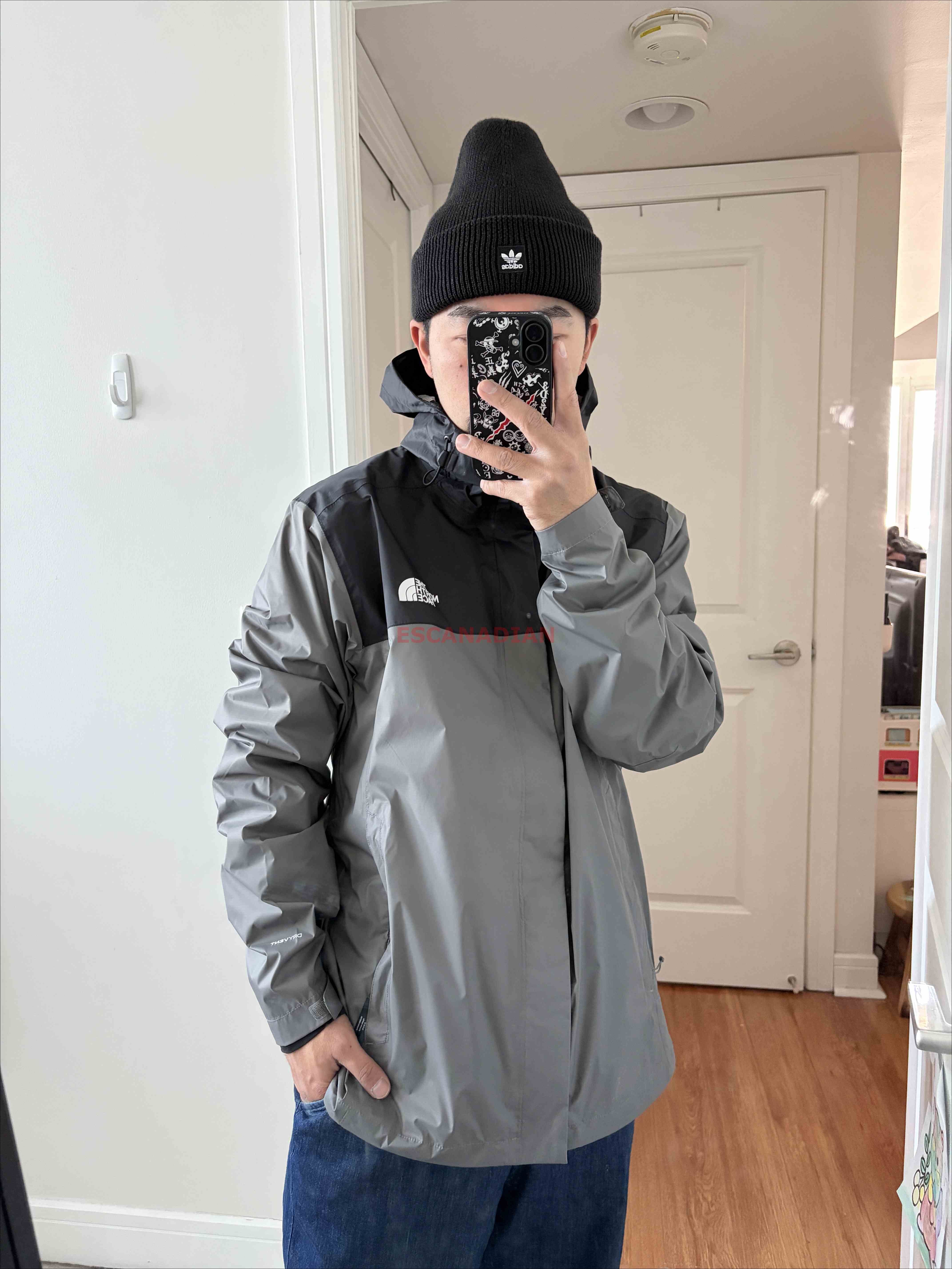 THE NORTH FACE 男大人 Dryvent面料 多功能 高係數防水 防風 可收納 連帽 風衣外套