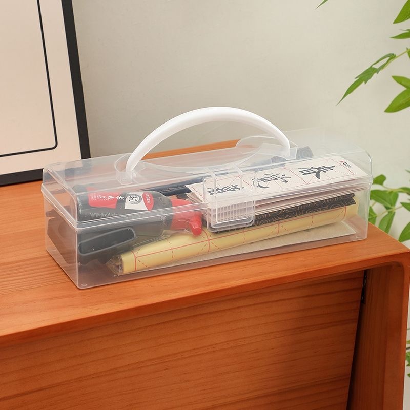 透明 收纳盒 装药文具 22x13x8.5cm