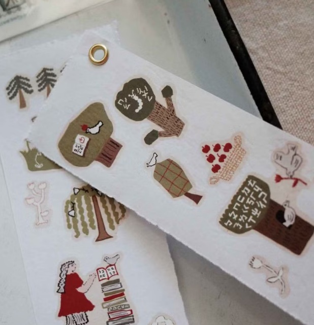 何包蛋．學習樹 轉印貼紙