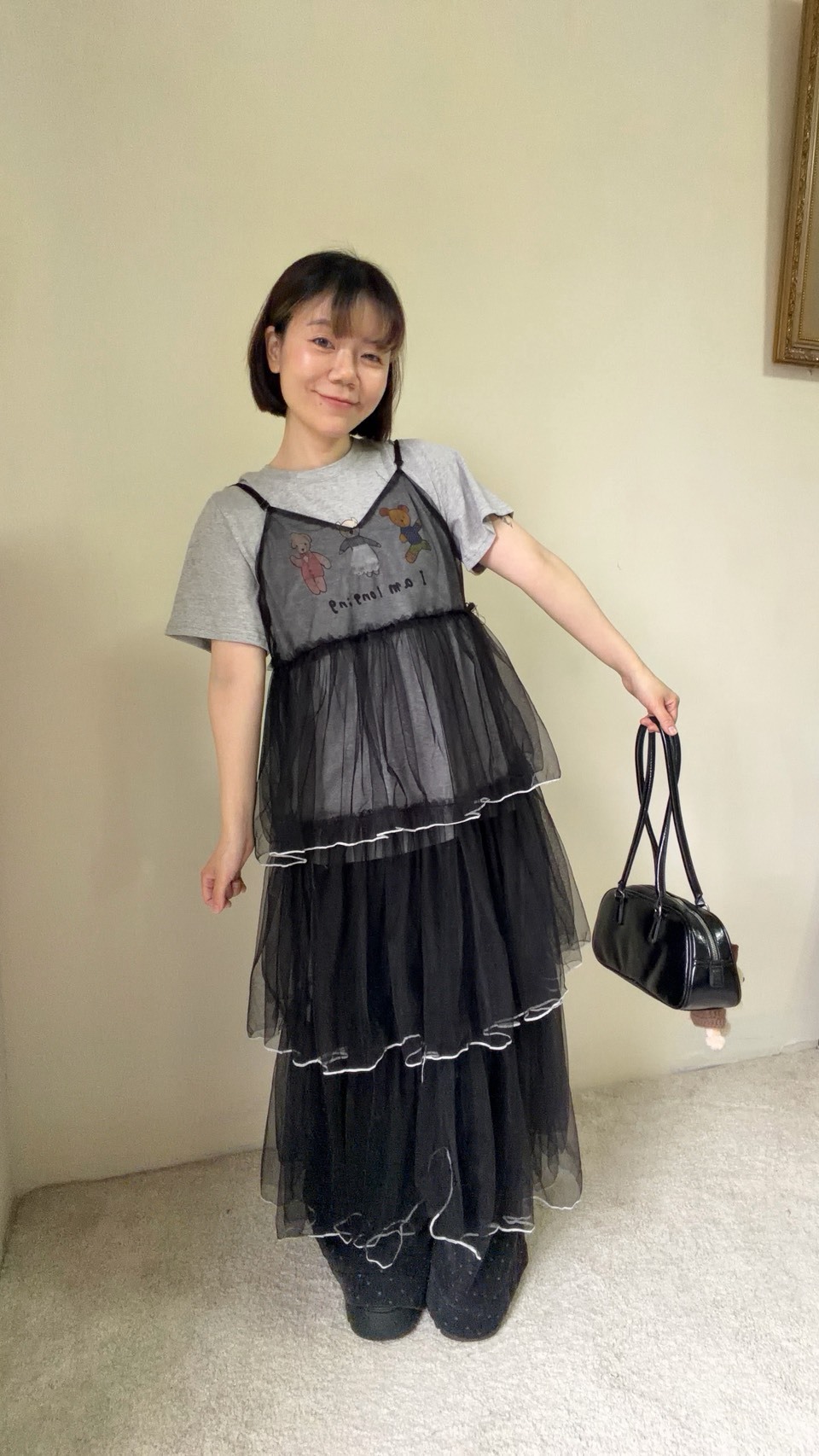 小熊芭蕾舞棉質上衣