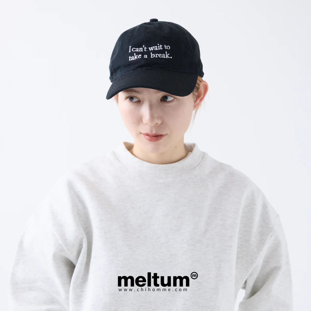 Take a break Cap 刺繡字樣棒球帽