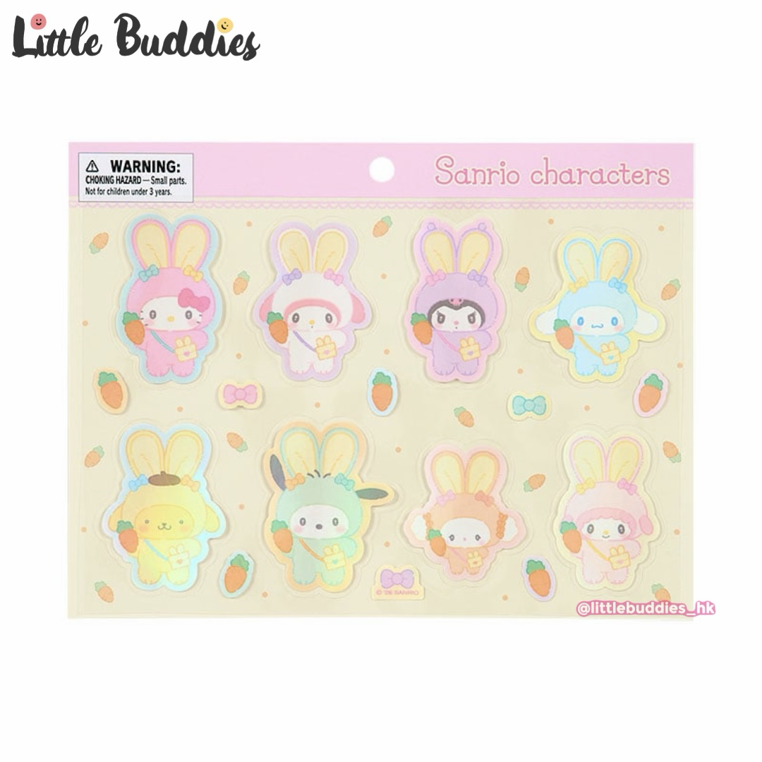 日本 Sanrio 大兔子造型系列 - 貼紙套裝 (16入)