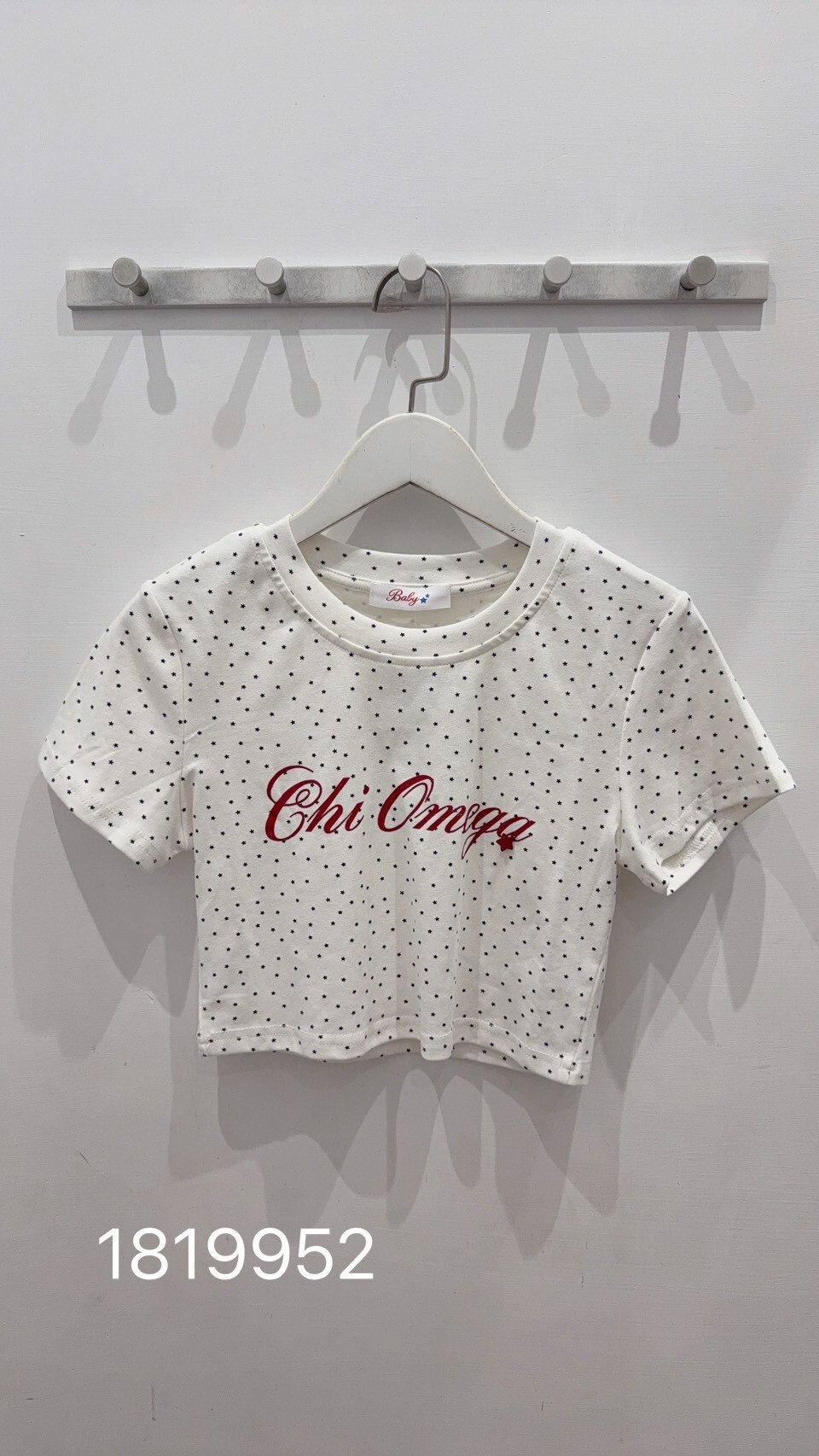 廠商自訂款美式小星星短版上衣