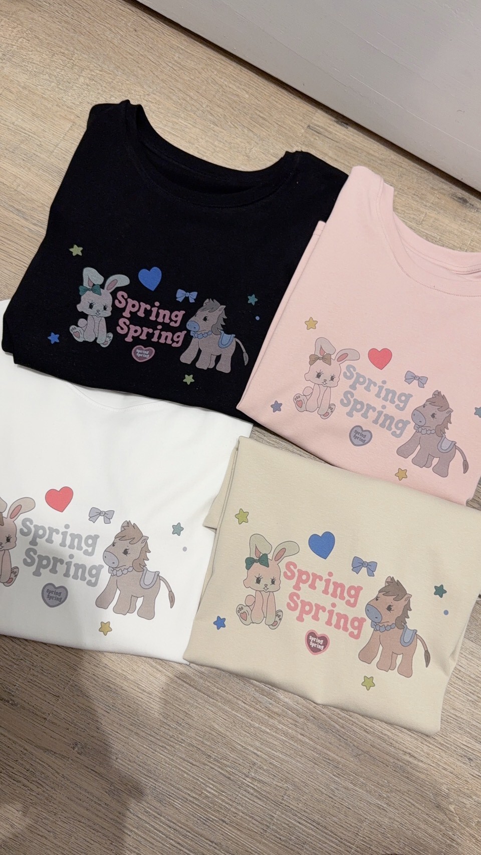 有腰身的木馬&兔兔上衣