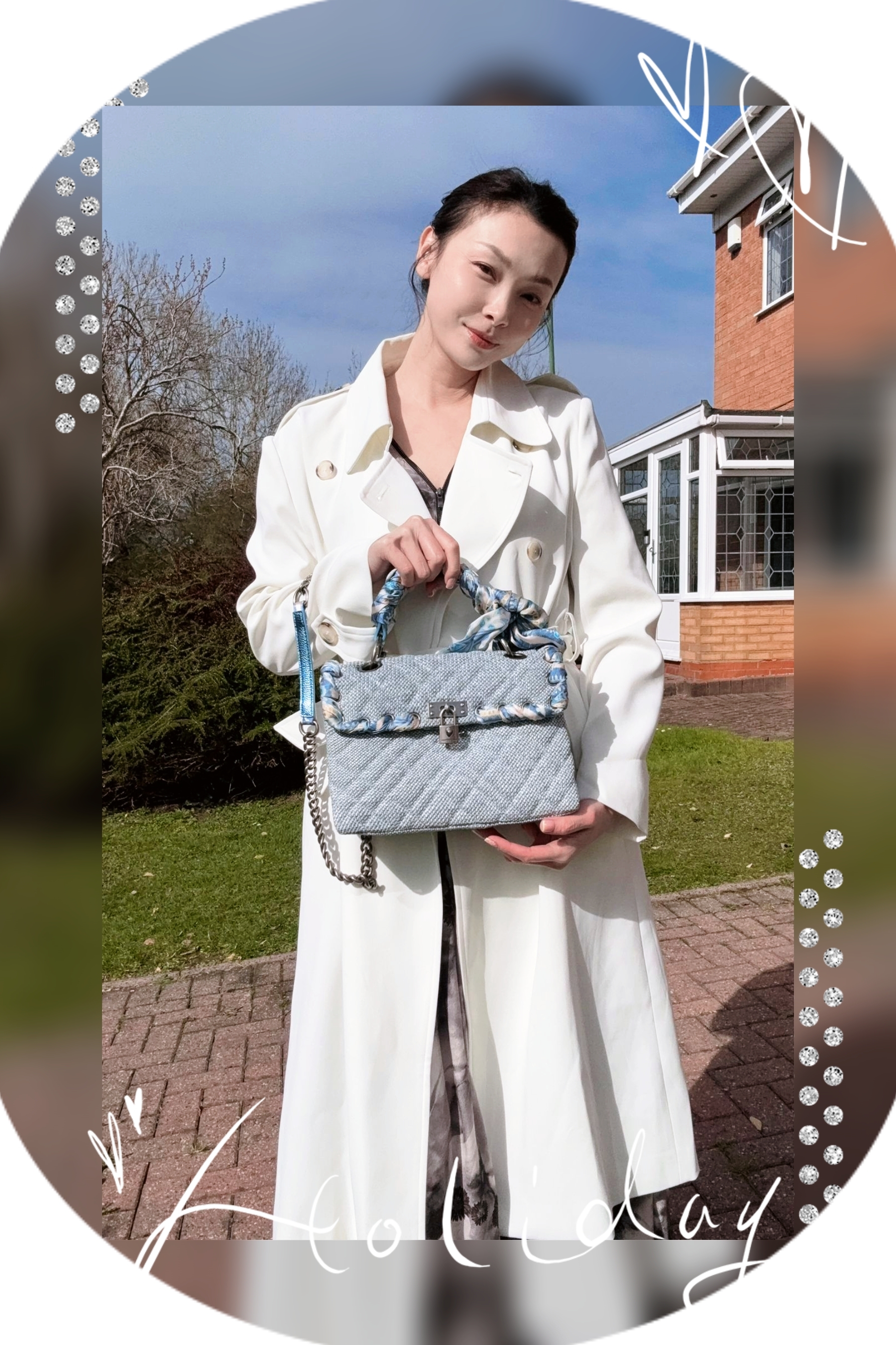 英國代購 (獨立訂單)-KG KURT GEIGER BRIXTON SCARF BAG