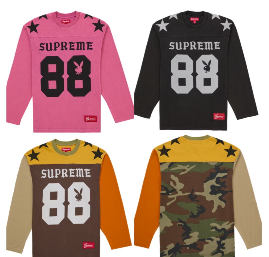[現貨] Supreme SS26 Playboy L/S Football Top