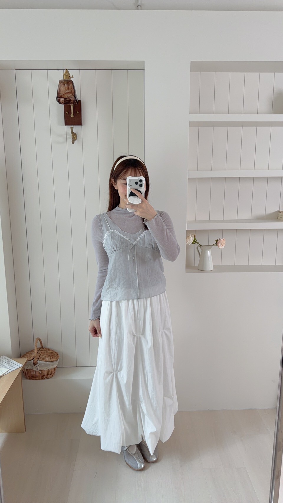 棉麻浪漫滾邊背心 2colors