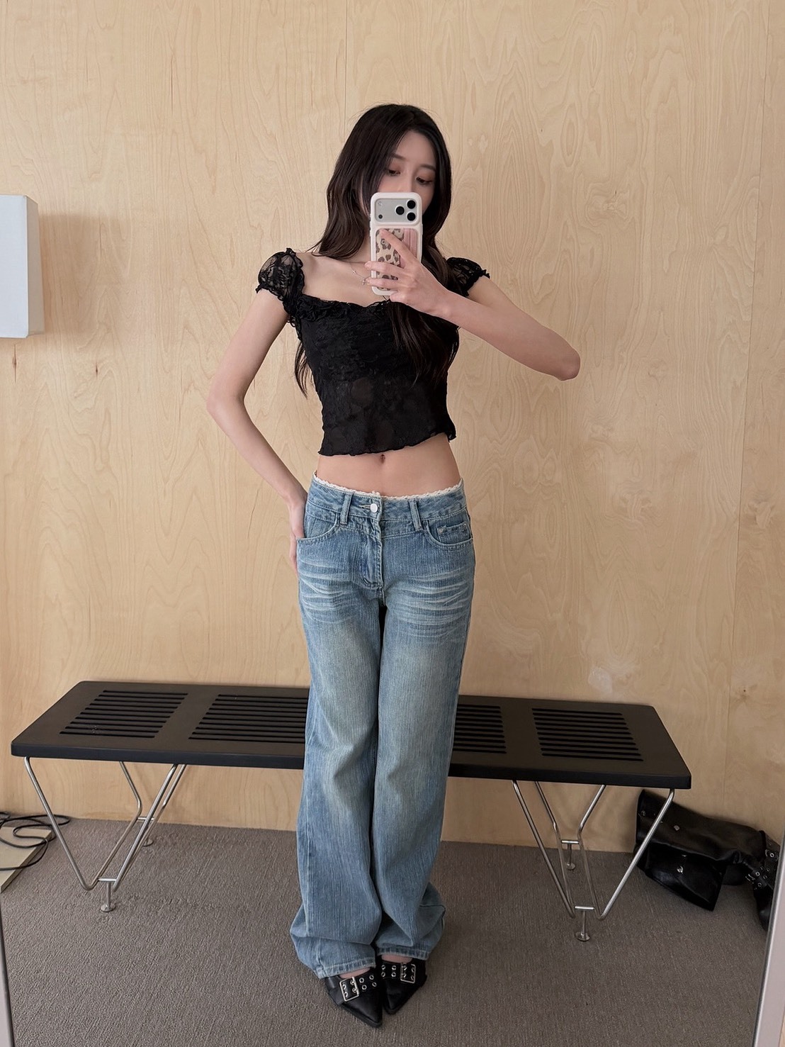 M11 本期推薦!Nana99 蕾絲牛仔褲