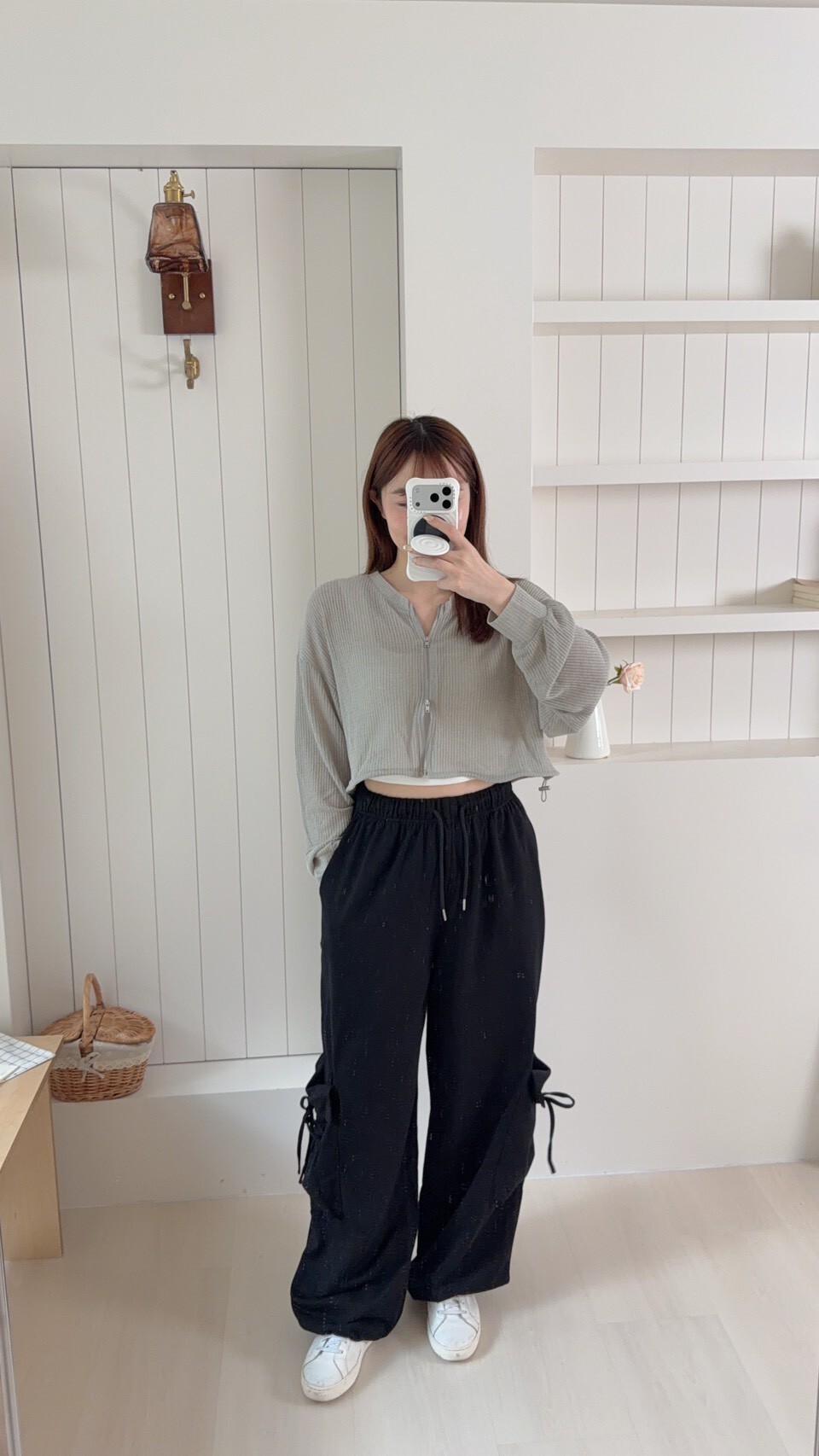 雙拉鍊棉麻罩衫 4colors