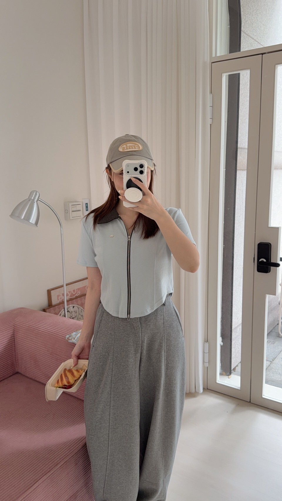 撞色雙拉鍊TEE 3colors