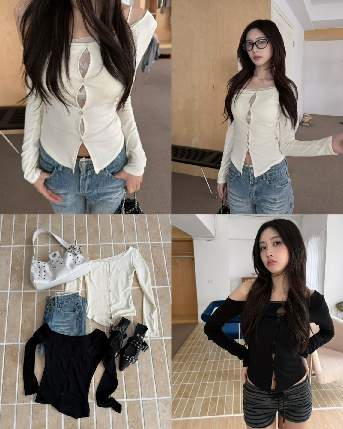 M14 本期推薦!Losy kim 蕾絲拼接tee