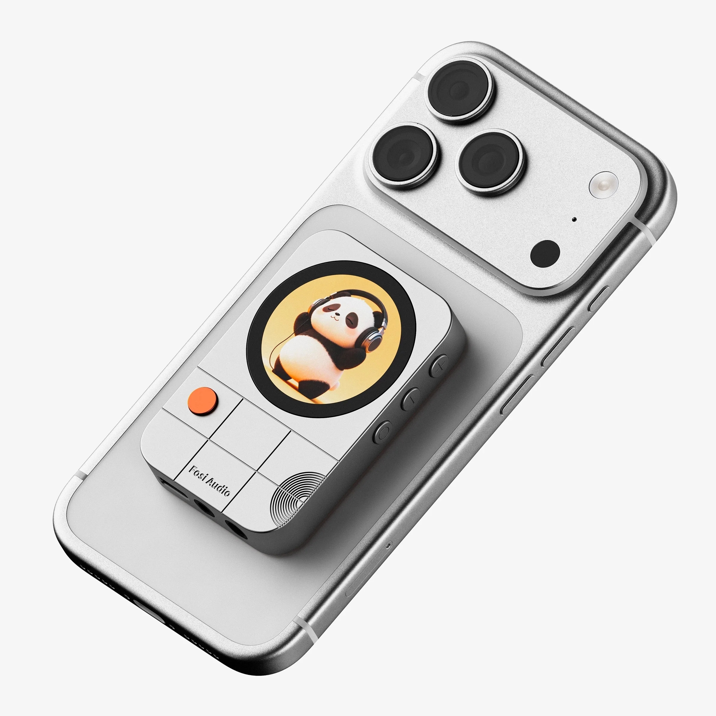 Fosi - MD3 便攜解碼耳擴 | ES9039Q2M解碼, 最高支援 32/384, DSD256 | 4xESS ES9603Q耳擴晶片 | 4.4,3.5輸出, Type-C輸入 | 1.28" LCD顯示器, 自訂動畫圖片, emojis | 磁吸功能