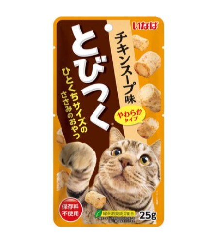 INABA 軟粒小食 雞肉湯味 25g(新包裝)