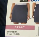 [S] 32 DEEGREES BLUE SKORT, 1953805-BLUE (SZZ1108)