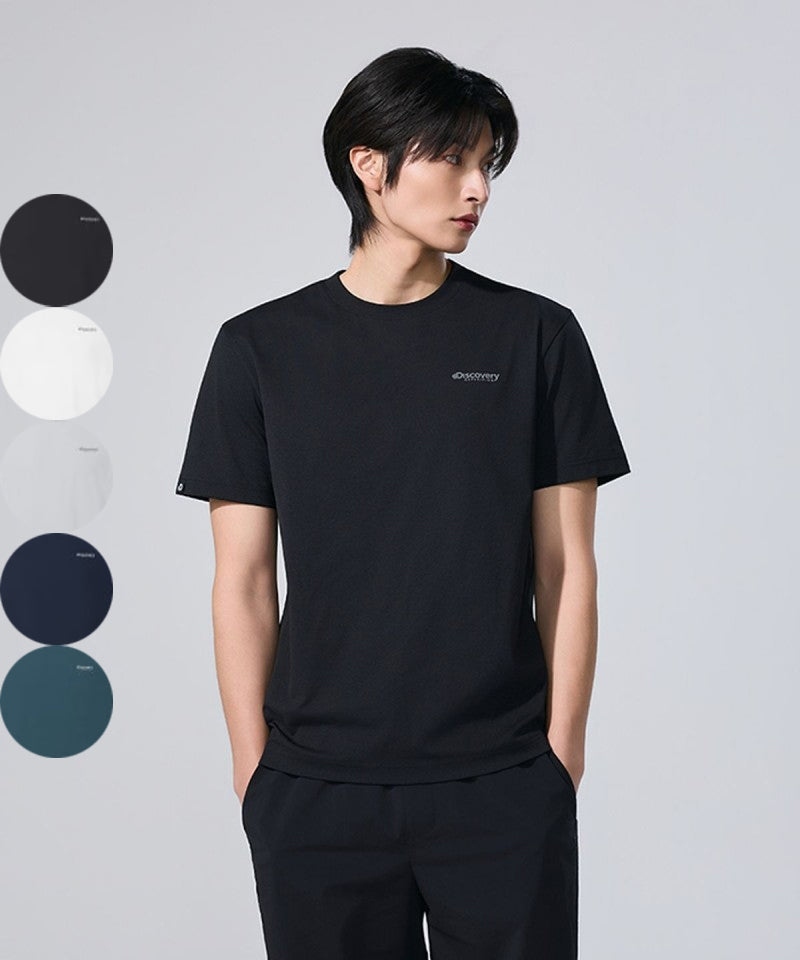 【韓國預訂】ARK032713 Discovery 男裝涼感防曬短袖上衣