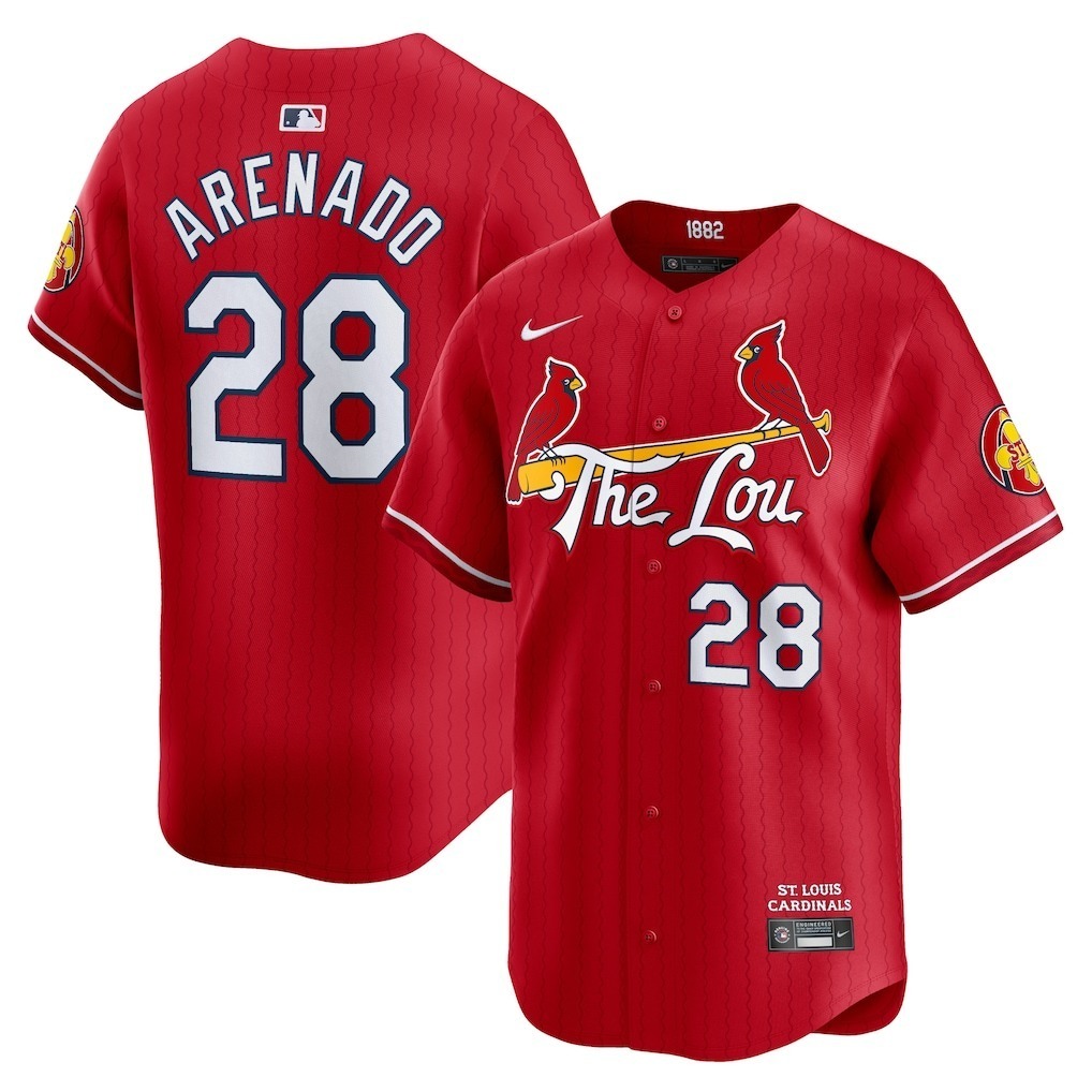 MLB球衣 Nolan Arenado 聖路易紅雀城市 Nike Limited Player Name Jersey 球迷版 熱轉印 全新