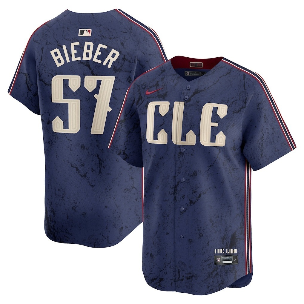 MLB球衣 Shane Bieber 克里夫蘭守護者城市 Nike Limited Player Name Jersey 球迷版 熱轉印 全新