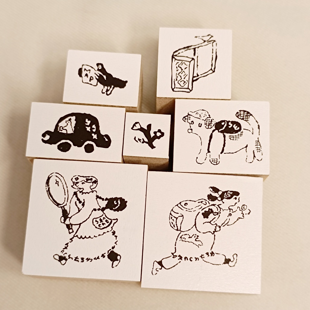 何包蛋．窗花小旅行系列印章 共七款