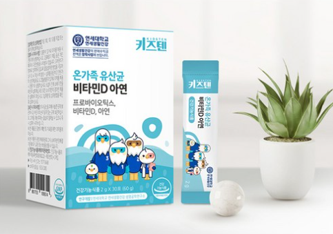 【直播】KidsTen LX032814 家庭裝 乳酸菌、益生元、維生素 D、鋅 30包裝