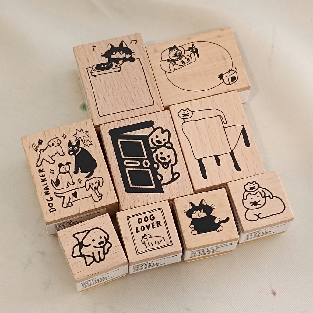 日本Creators Circus x 創作者木頭印章-大/小 共九款