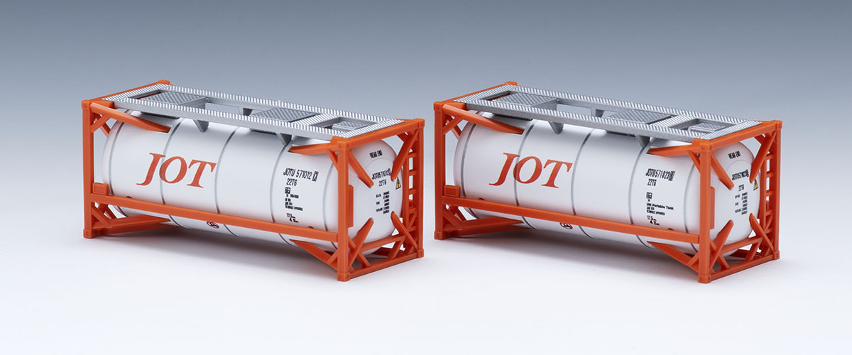 Tomix 3194 N規 日本石油運輸公司（Japan Oil Transportation）自有ISO 20英尺罐式貨櫃（橘色 - 2個裝）