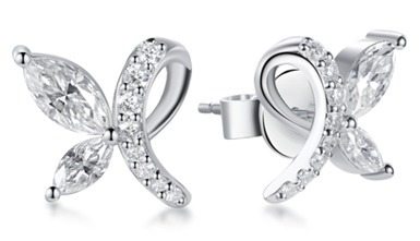 (6937) B1950 Wings of Grace Earrings （莫桑）