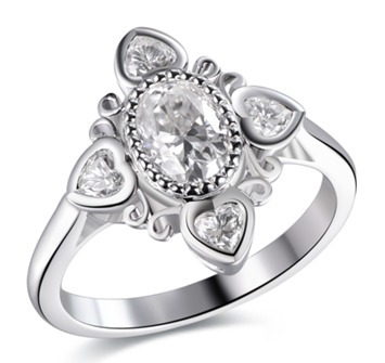 (6940) R7010 Heart of Elegance Ring （莫桑）