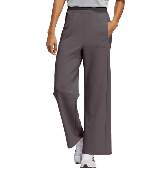 [S] ADIDAS GRAY WOMEN'S ACTIVE WIDE LEG PANTS, 1893620-GRESTR (SAD315)
