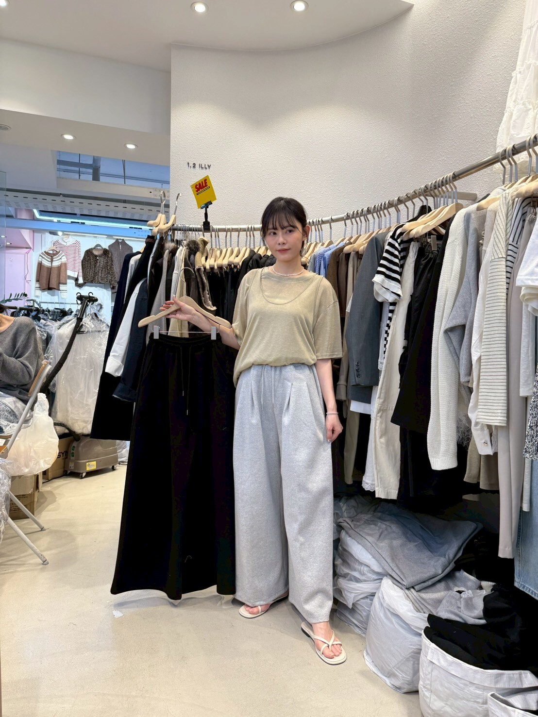 1L6040 運動橡筋腰長褲