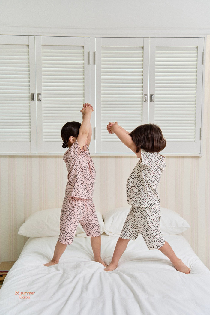 正韓夏DAJOA 兩色豹紋愛心家居服