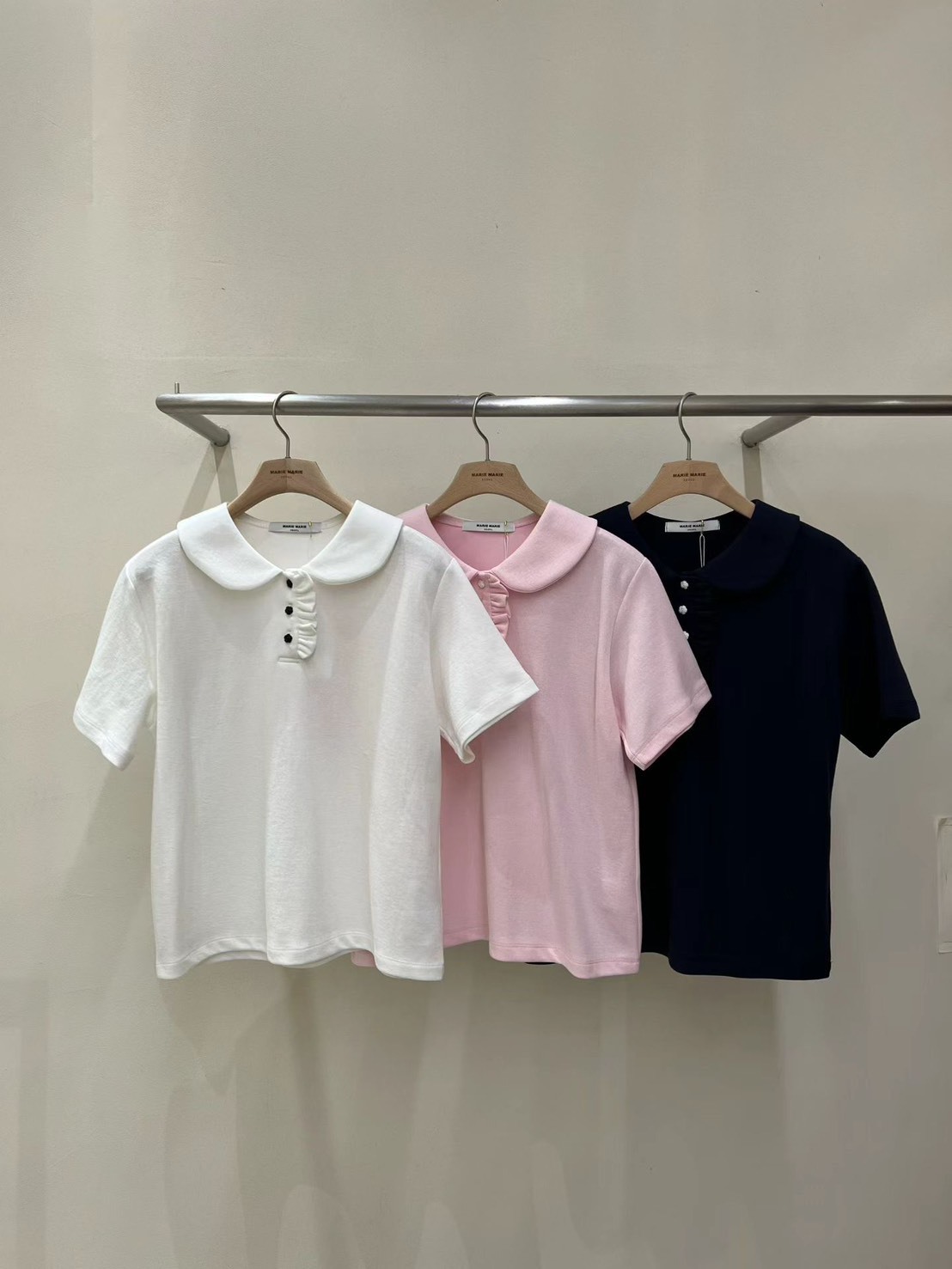 Marie Marie-娃娃領 Polo 衫