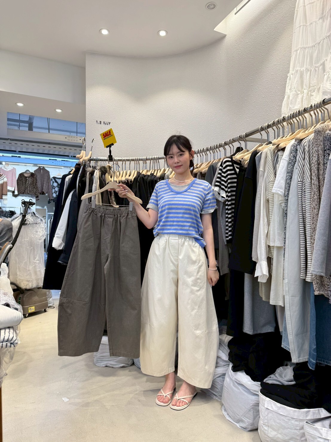 1L6028 全橡筋繭型褲