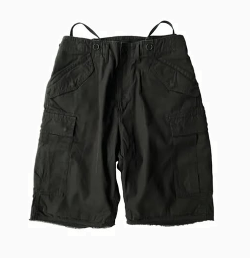 RE-STOCK: VISVIM JUMBO EIGER SANCTION SHORTS - BLACK PRE ORDER ITEM (預訂中)