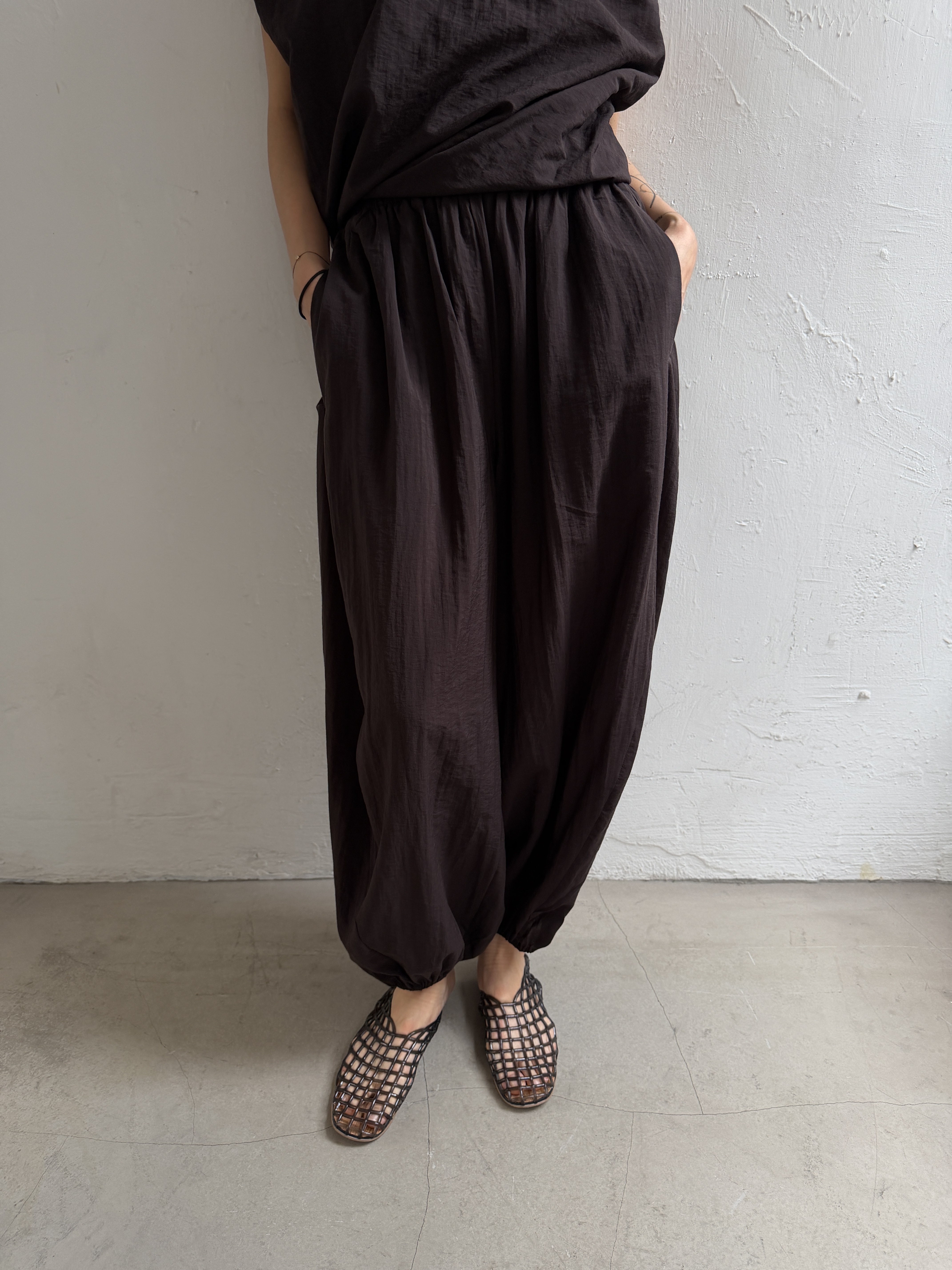 PDD Collection ruched Latin trousers