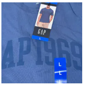 [S] GAP BLUE 1969 MEN'S T-SHIRT, 1943125-BLUE (SZZ1111)