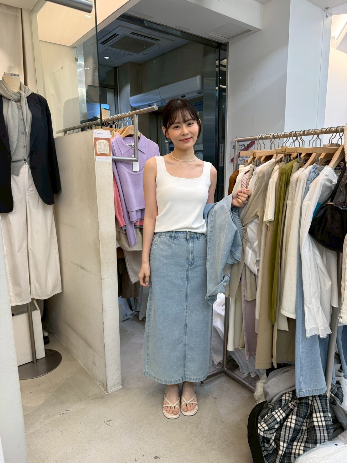 AW6014 方領馬甲打底背心