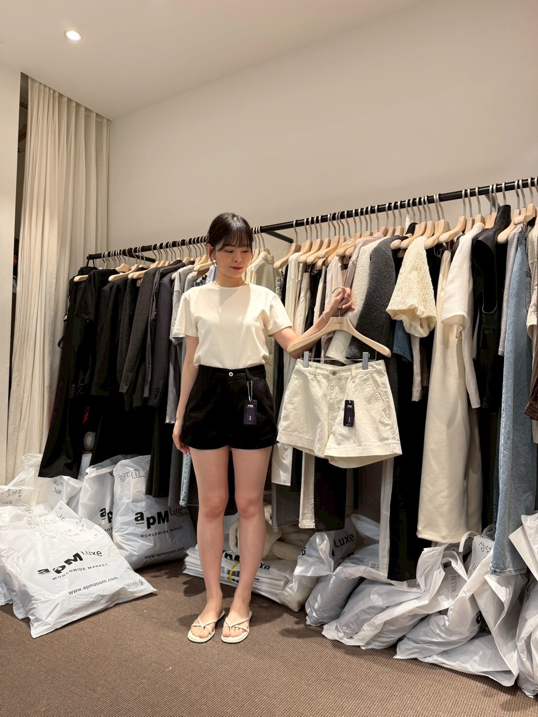 LB6031 棉質寬鬆短褲