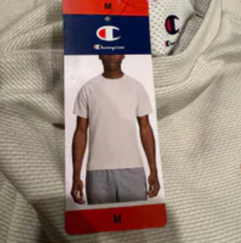 [S] CHAMPION TAN T-SHIRT, 1932669-TAN (SZZ1116)