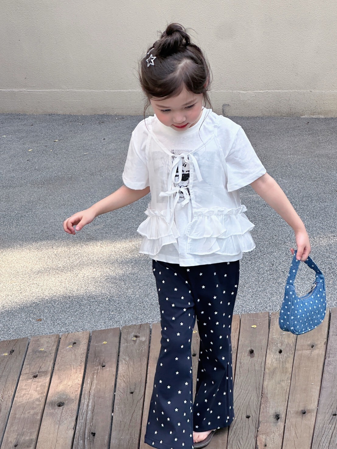 星星掉滿地喇叭褲