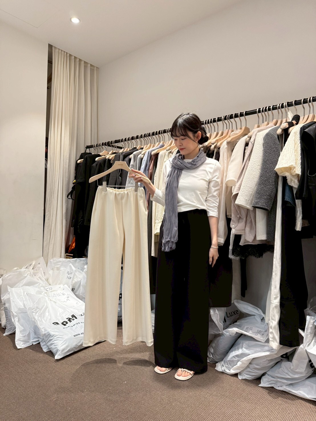 LB5538  COCO大推包色買!隱形褲頭長褲 *特價* (充值購物金不適用)