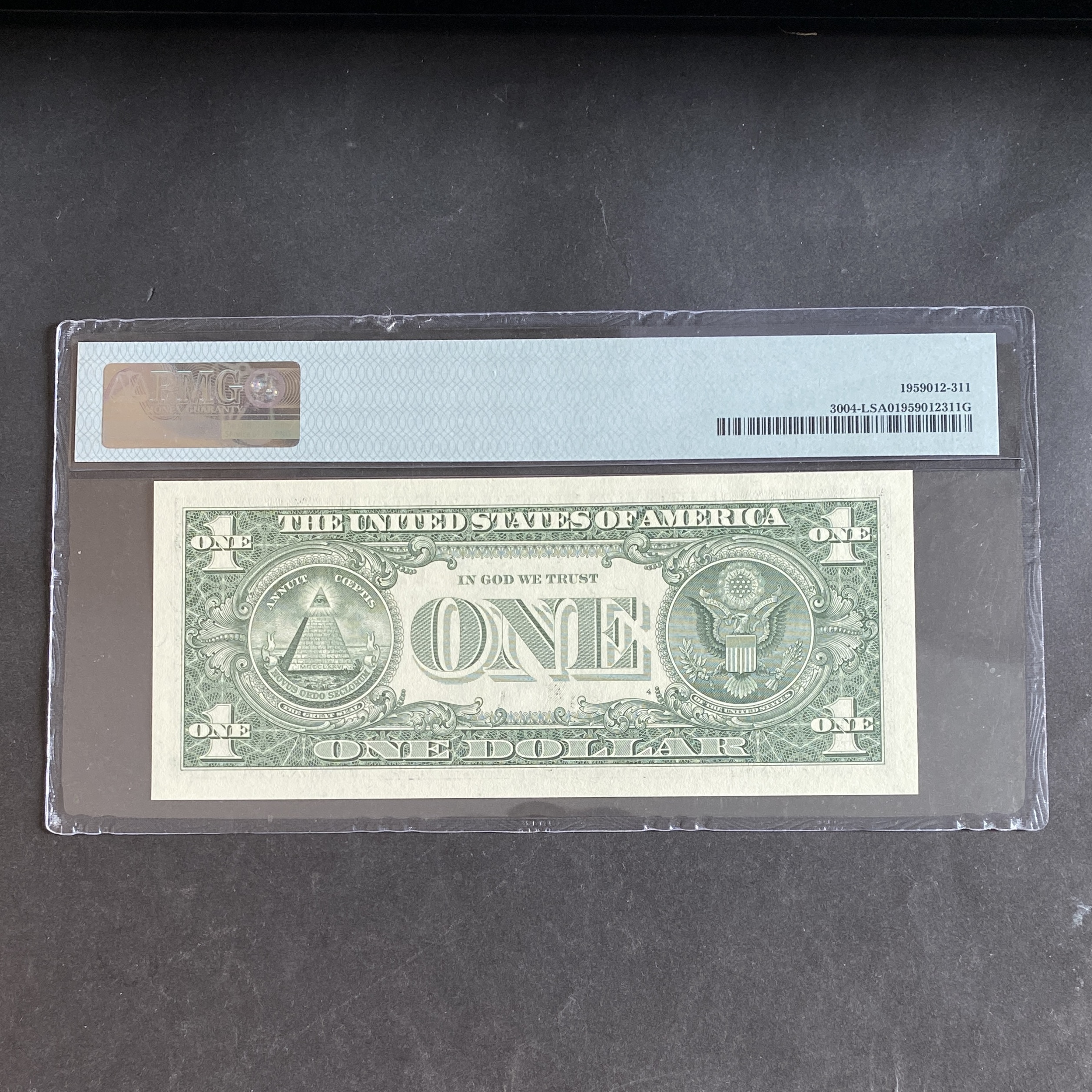 2017年美國一元 (PMG Sample) 樣版 L23617411A