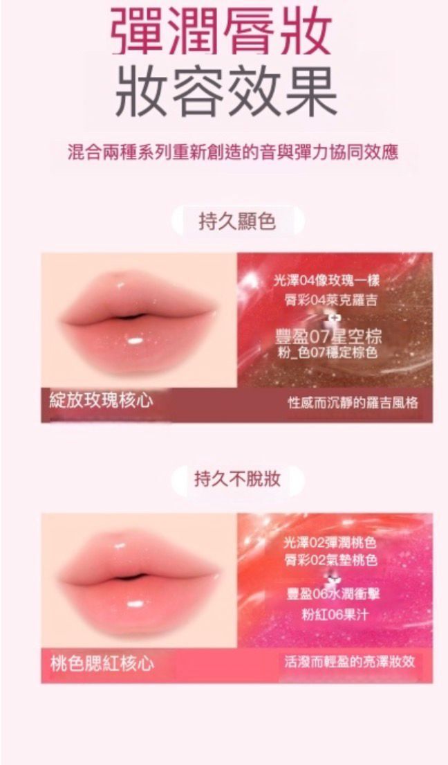 UE80 LIZDA彈潤精華豐盈唇釉｜果凍般Q彈的護唇魔法✨$114/1 兩件起$102/1