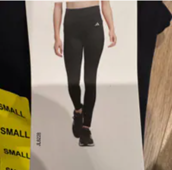 [S] ADIDAS BLACK WOMEN'S 7/8 TIGHT LEGGINGS, JL6228-BLACK (SAD319)