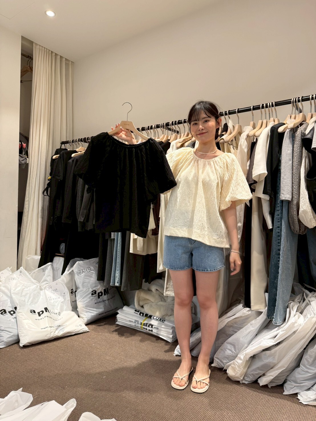 LB6018 樹紋泡泡上衣