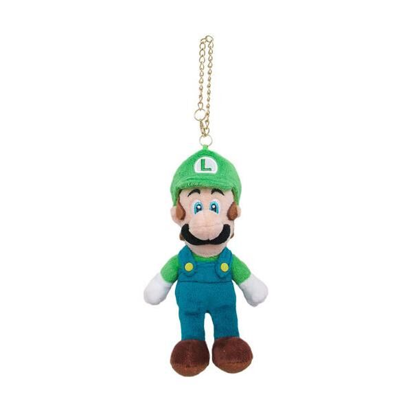 Nintendo San Ei Mario Plush Keychain MM02 Luigi 529022
