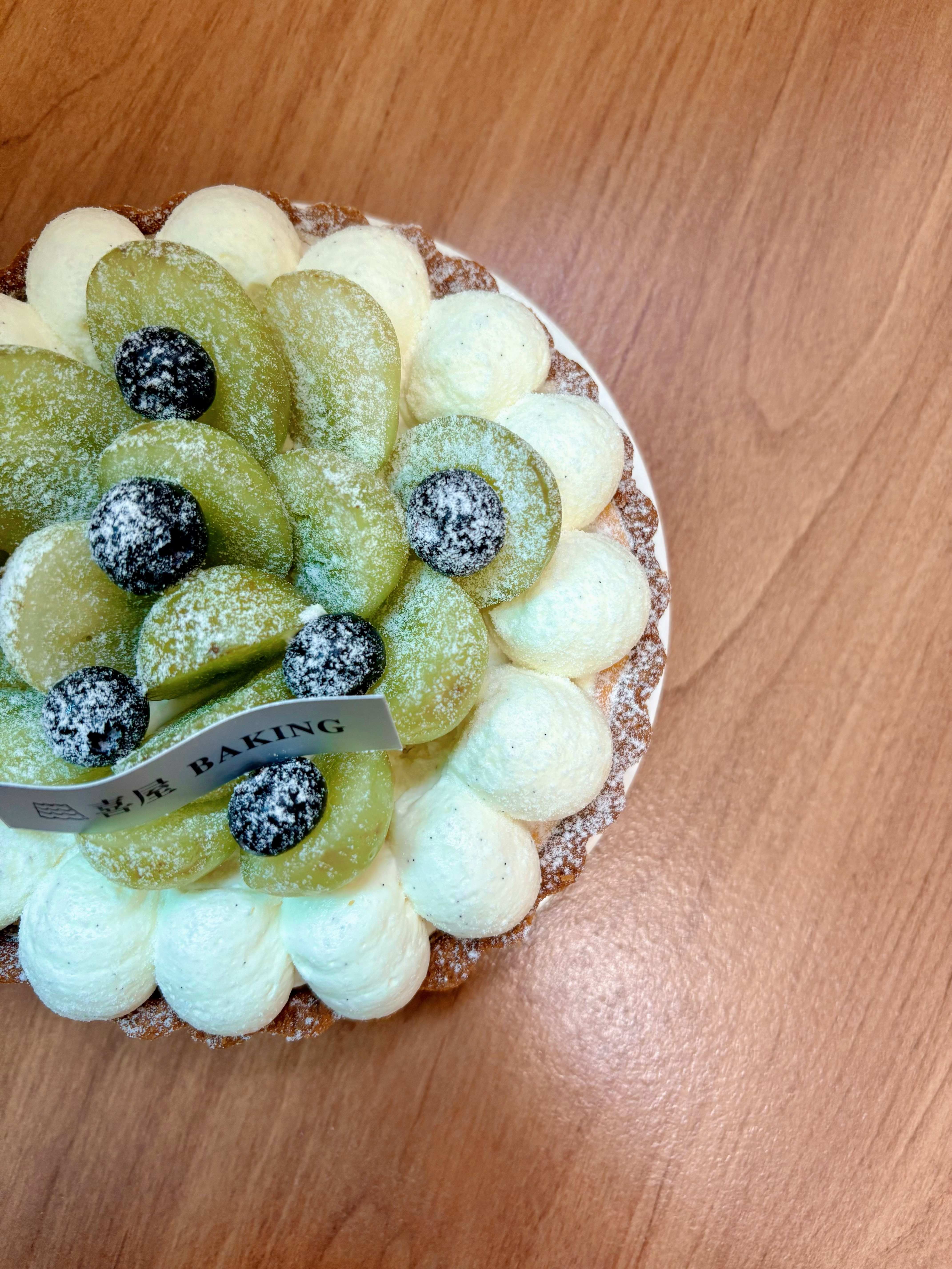 綠葡萄輕乳酪塔(6吋)