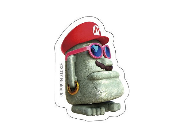 Nintendo Ensky Mario Travel Sticker (2) Land Of Sand 404673